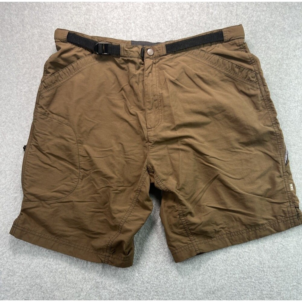 REI Men’s Cycling Shorts Large Padded Mountain Bike Riding Nylon Belted Gorpcore